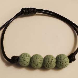 2/$15 Essential Oil Lava Bead Bracelet NEW